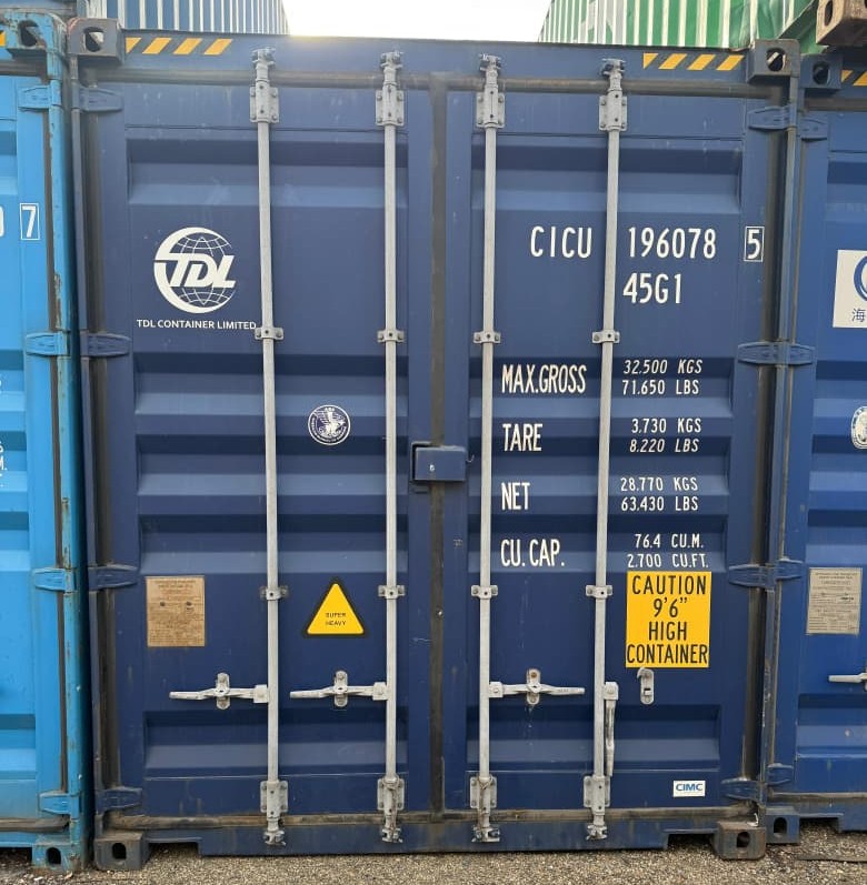 40ft High Cube shipping container available for rent at Mesh Storage